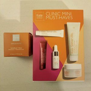 Kate Somerville - Exfolikate Glow Moisturizer + mini must haves NIB